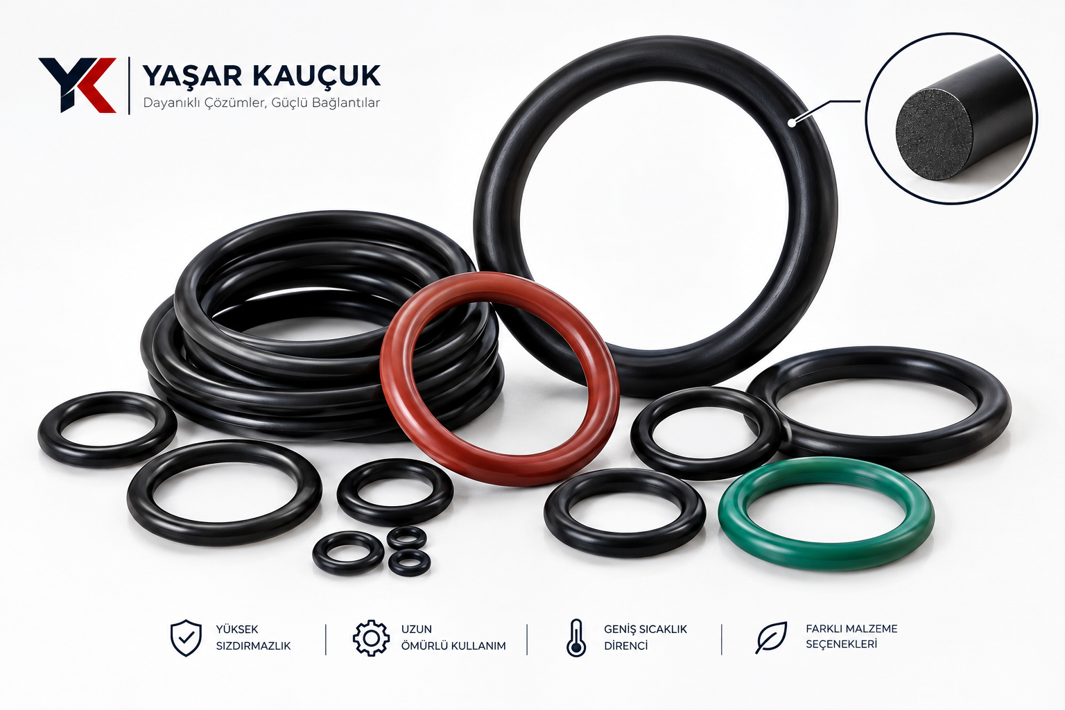 O-Ring çeşitleri